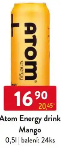 Qanto Atom Energy drink Mango nabídka