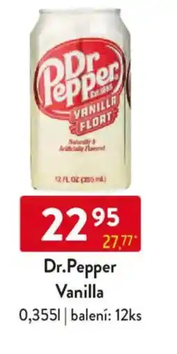 Qanto Dr.Pepper Vanilla nabídka