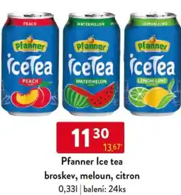Qanto Pfanner Ice tea broskev, meloun, citron nabídka