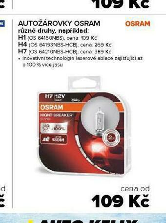 Auto Kelly Autožárovky osram h4 nabídka