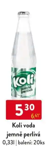 Qanto Koli voda jemně perlivá nabídka