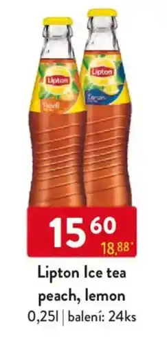 Qanto Lipton Ice tea peach, lemon nabídka