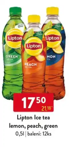 Qanto Lipton Ice tea lemon, peach, green nabídka