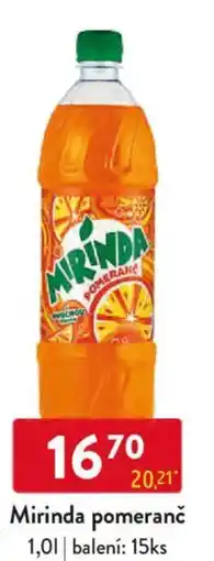 Qanto Mirinda pomeranč nabídka