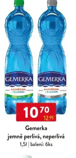 Qanto Gemerka jemně perlivá, neperlivá nabídka