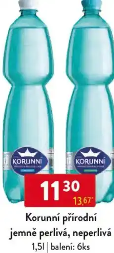 Qanto Korunní přírodní jemně perlivá, neperlivá nabídka