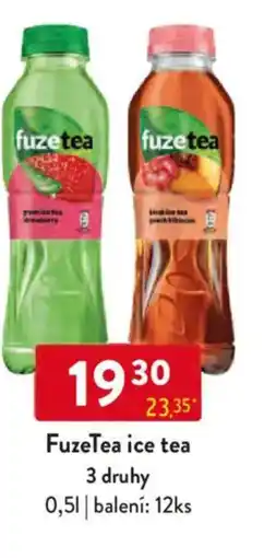 Qanto FuzeTea ice tea 3 druhy nabídka