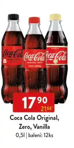 Qanto Coca Cola Original, Zero, Vanilla nabídka