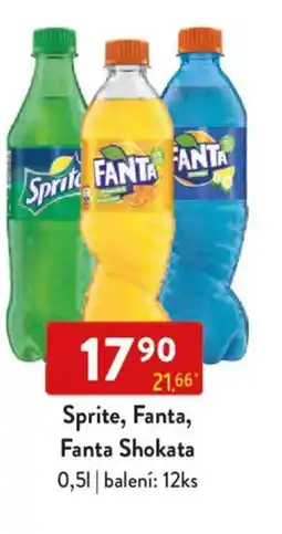 Qanto Sprite, Fanta, Fanta Shokata nabídka
