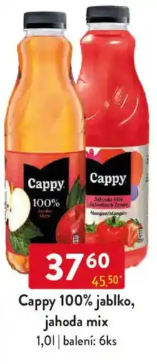 Qanto Cappy 100% jablko, jahoda mix nabídka