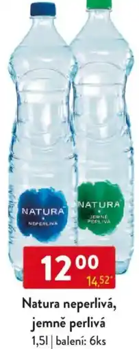 Qanto Natura neperlivá, jemně perlivá nabídka