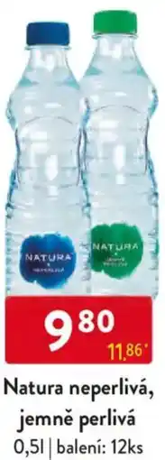 Qanto Natura neperlivá, jemně perlivá nabídka