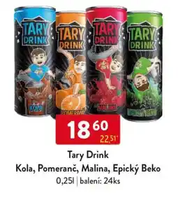 Qanto Tary Drink Kola, Pomeranč, Malina, Epický Beko nabídka