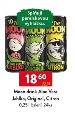 Qanto Moon drink Aloe Vera Jablko, Original, Citron nabídka
