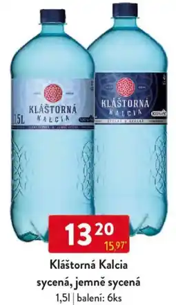 Qanto Kláštorná Kalcia sycená, jemně sycená nabídka