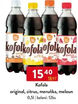 Qanto Kofola original, citrus, meruňka, meloun nabídka