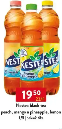 Qanto Nestea black tea peach, mango a pineapple, lemon nabídka