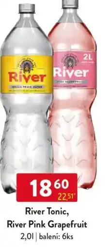 Qanto River Tonic, River Pink Grapefruit nabídka