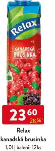 Qanto Relax kanadská brusinka nabídka