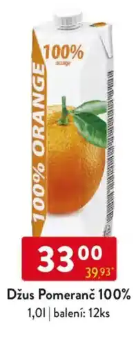 Qanto Džus Pomeranč 100% nabídka