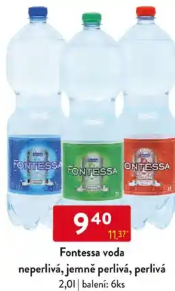 Qanto Fontessa voda neperlivá, jemně perlivá, perlivá nabídka