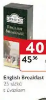 Qanto English Breakfast nabídka