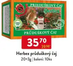 Qanto Herbex průduškový čaj nabídka