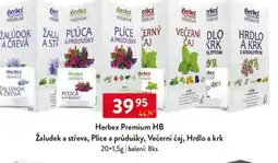 Qanto Herbex Premium HB Žaludek a střeva, Plíce a průdušky, Večerní čaj, Hrdlo a krk nabídka