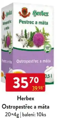 Qanto Herbex Ostropestřec a máta nabídka