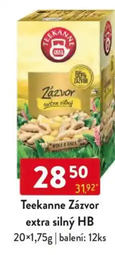 Qanto Teekanne Zázvor extra silný HB nabídka