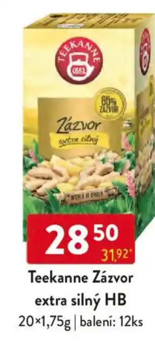 Qanto Teekanne Zázvor extra silný HB nabídka