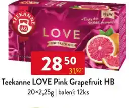 Qanto Teekanne LOVE Pink Grapefruit HB nabídka