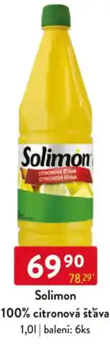 Qanto Solimon 100% citronová šťáva nabídka