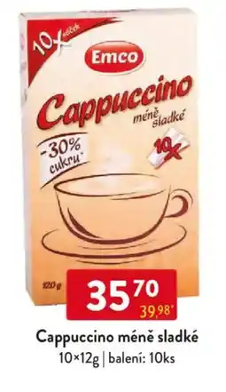 Qanto Cappuccino méně sladké nabídka