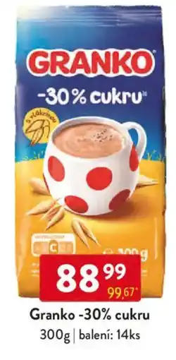 Qanto Granko -30% cukru nabídka