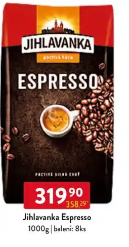 Qanto Jihlavanka Espresso nabídka