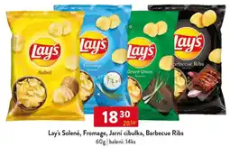 Qanto Lay's Solené, Fromage, Jarní cibulka, Barbecue Ribs nabídka