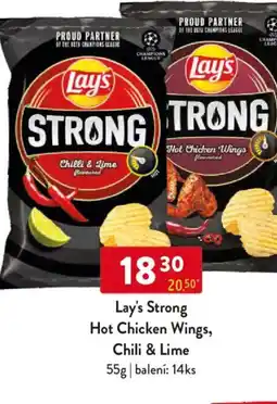 Qanto Lay's Strong Hot Chicken Wings, Chili & Lime nabídka