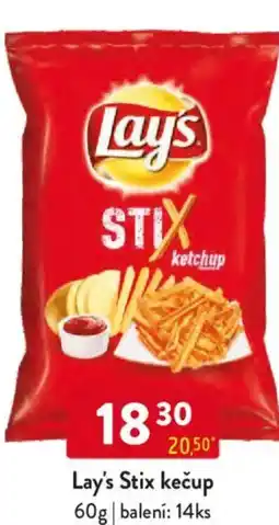 Qanto Lay's Stix kečup nabídka