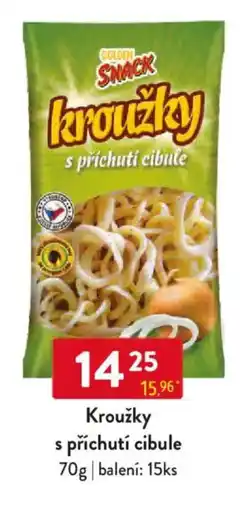 Qanto Kroužky s příchutí cibule nabídka