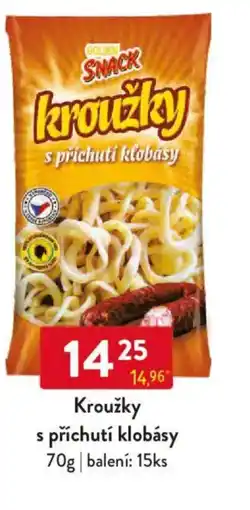 Qanto Kroužky s příchutí klobásy nabídka