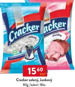 Qanto Cracker solený, šunkový nabídka