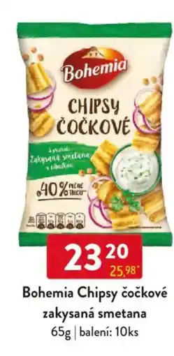 Qanto Bohemia Chipsy čočkové zakysaná smetana nabídka
