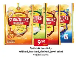 Qanto Strážnické brambůrky hořčicové, česnekové, slaninové, jemně solené nabídka