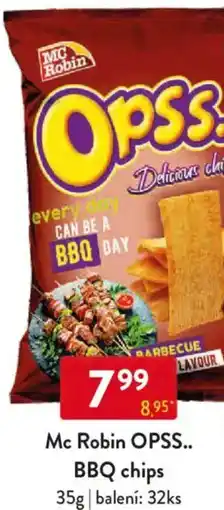 Qanto Mc Robin OPSS.. BBQ chips nabídka