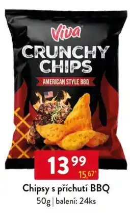 Qanto Chipsy s příchutí BBQ nabídka