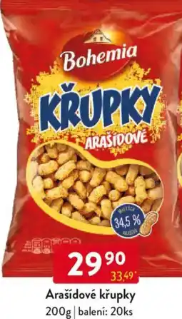 Qanto Bohemia Arašídové křupky nabídka