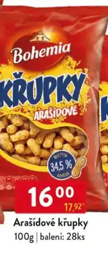 Qanto Bohemia Arašídové křupky nabídka