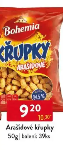 Qanto Bohemia Arašídové křupky nabídka