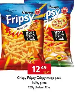 Qanto Crispy Fripsy Crispy mega pack kuře, pizza nabídka